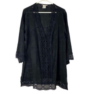LA Blanca Cover Up Black Size S